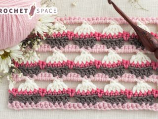 Realistic Crocheted Cupcake Stitch