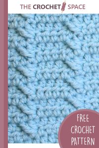 river ripple crochet blanket || editor