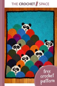 roly poly crocheted panda quilt || editor