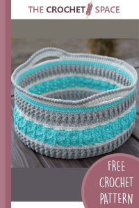 sea glass crocheted basket || editor