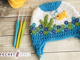 Sea Life Crochet Hat || thcrochetspace.com