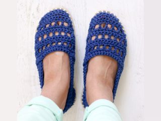 Seaside Crochet Flip Flops || thecrochetspace.com