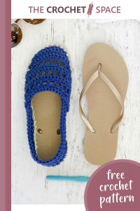 seaside crochet flip flops || editor