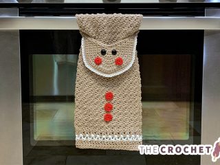 Seasonal Crochet Kitchen Towel || thecrochetspace.com