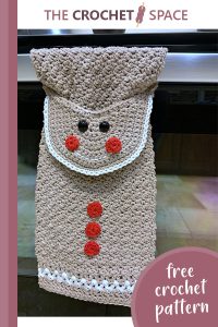 seasonal crochet kitchen towel || https://thecrochetspace.com