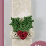 Seasonal Crochet Napkin Ring || thecrochetspace.com
