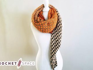 Shell Stitch Crochet Shawl || The Crochet Space