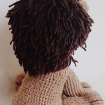 Simple Crochet Leo Lion. The reverse of the lion. Sitting down || thecrochetspace.com