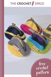 simple crocheted coin purse || editor