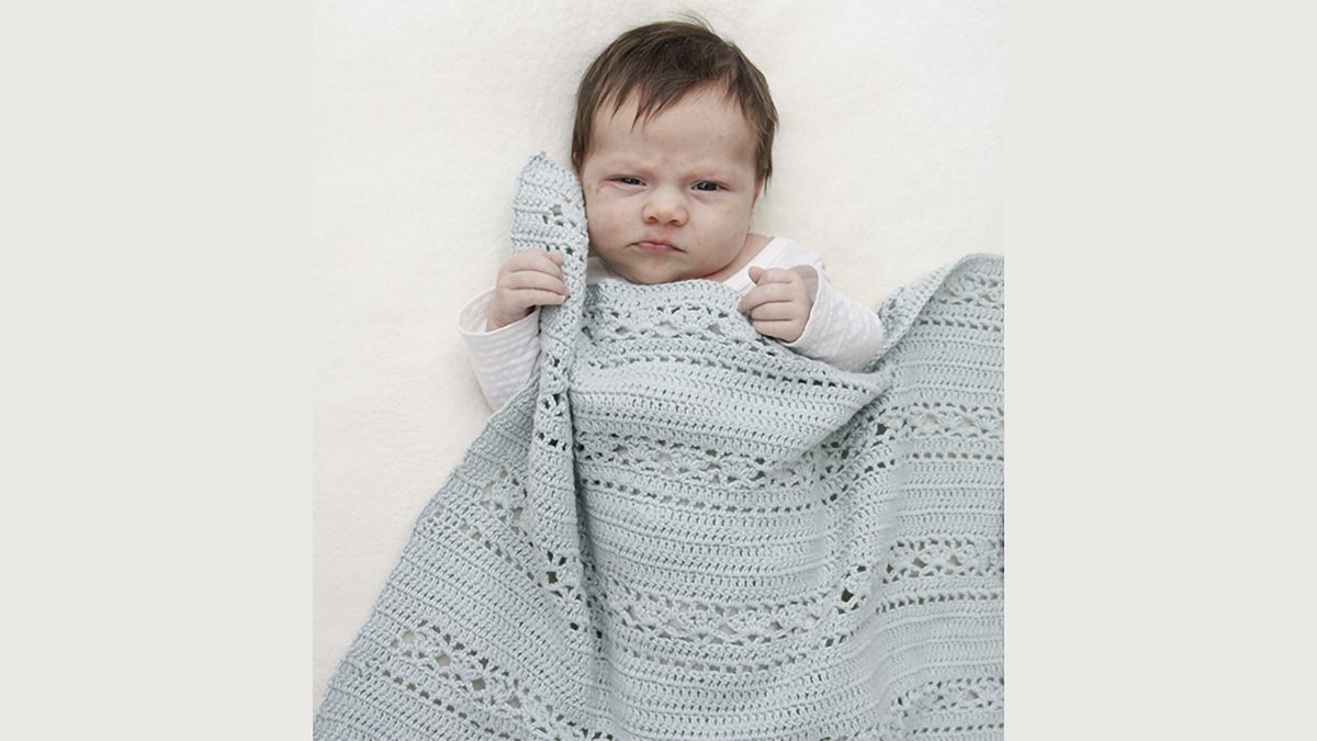 Sleepy Times Crochet Baby Blanket