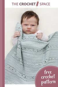 sleepy times crochet baby blanket || editor