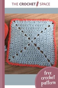 solid granny crochet dishcloth || editor