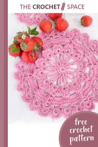 spring crocheted placemats || editor