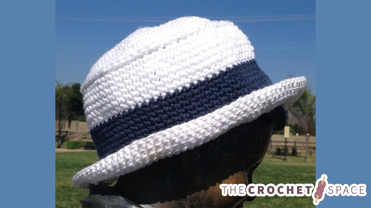 St.Tropez Crochet Hat || thecrochetspace.com