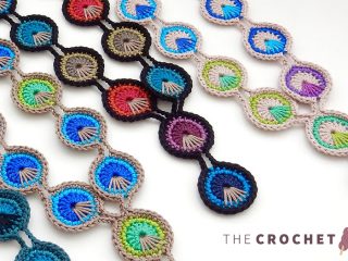 Standout Peacock Crochet Necklace