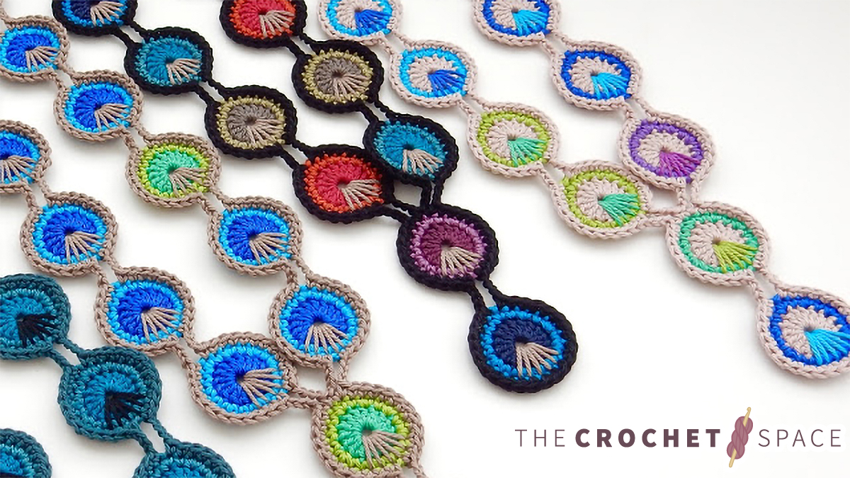 Standout Peacock Crochet Necklace