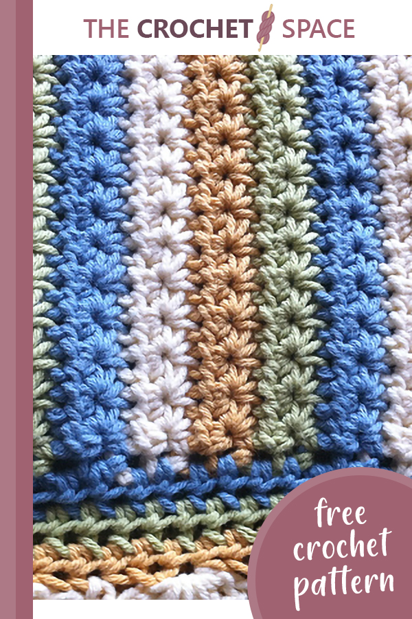 Free Star Stitch Crochet Baby Blanket Pattern