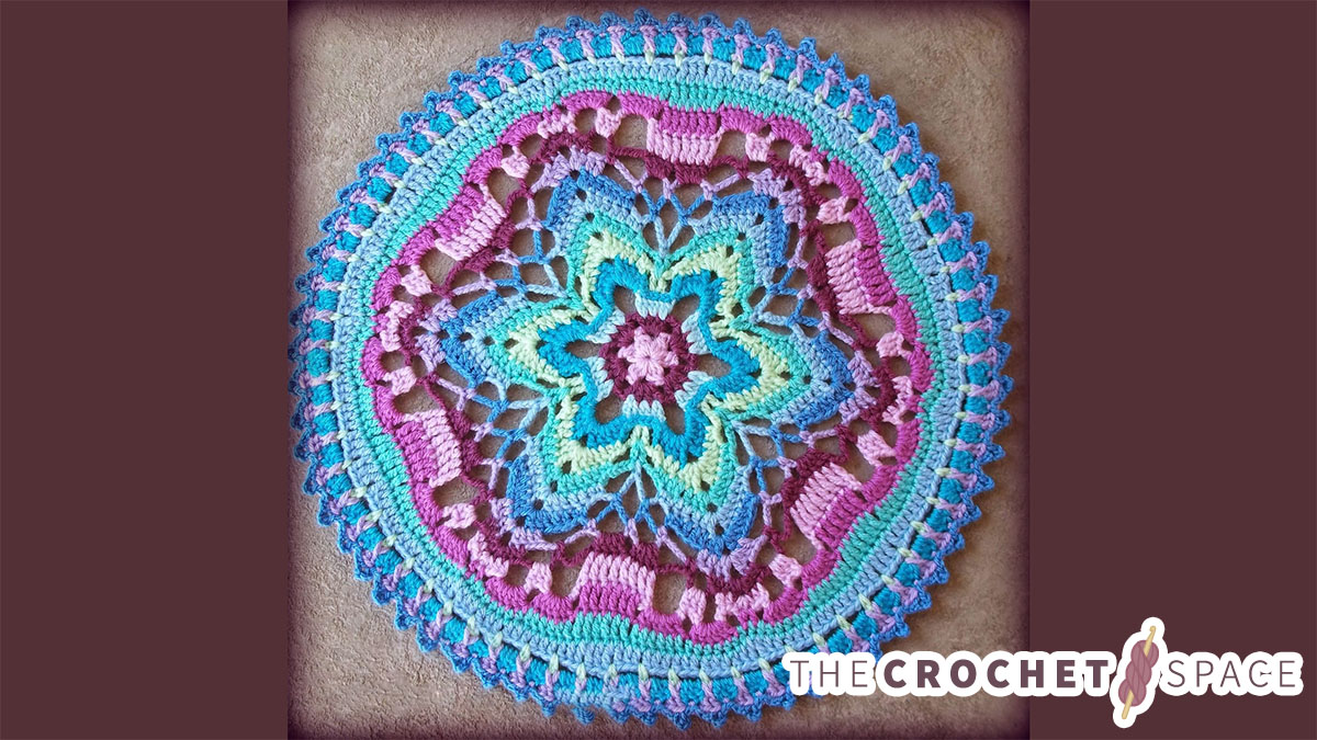 starflower crochet mandala || editor