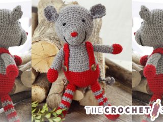 Stuart Little Crocheted Mouse || thecrochetspace.com