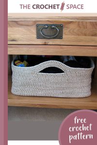stylish crocheted rope basket || editor