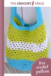 stylish crocheted summer tote || editor