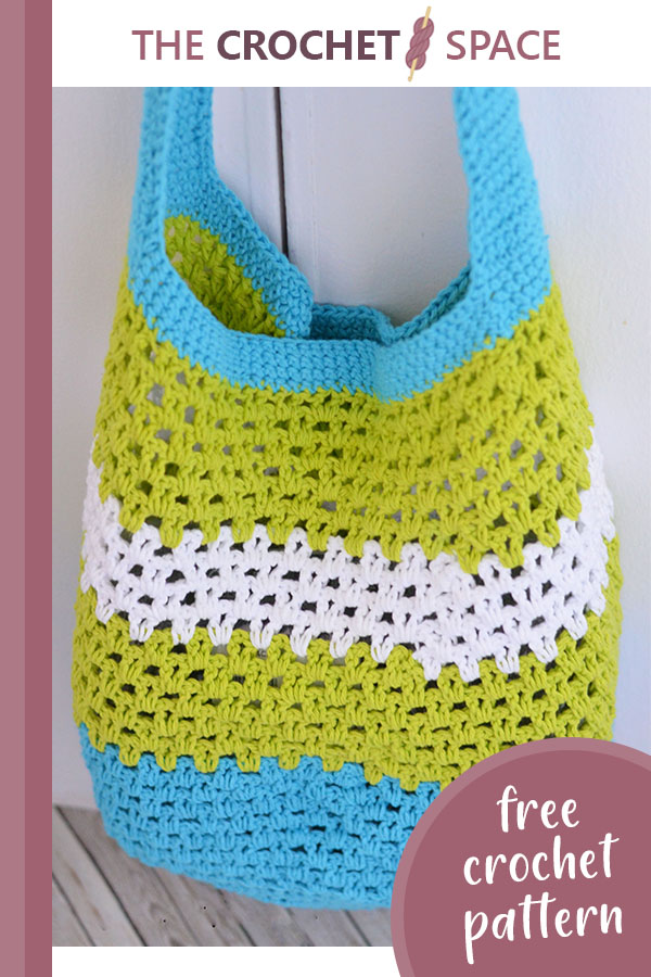 Stylish Crocheted Summer Tote [FREE Crochet Pattern] The Crochet Space