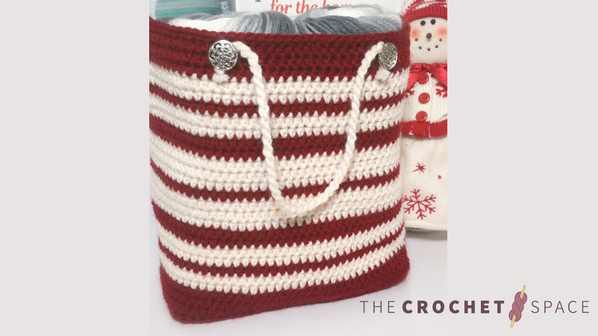 stylish favorite crocheted gift bag || editor