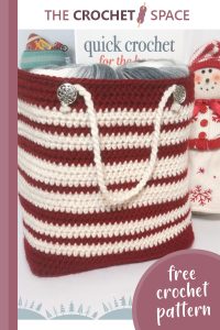 stylish favorite crocheted gift bag || editor