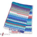 Summer Blues Crochet Afghan [FREE Crochet Pattern+Tuts]