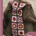 sunburst crochet hoodie coat || editor