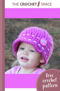 super cute crocheted baby cap || editor