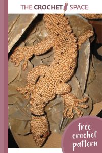 super cute frecko crocheted gecko || editor