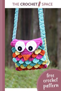 super fun crocheted owl purse || editor