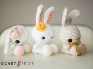 Super Spring Crochet Bunnies || thecrochetspace.com