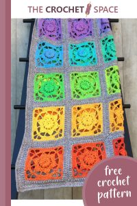 super sunset crochet blanket || editor