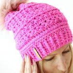 Sweetest Pea Crochet Slouch. Crafted in all pink || thecrochetspace.com