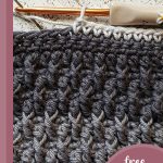 tantalizingly tranquil crochet washcloth || editor