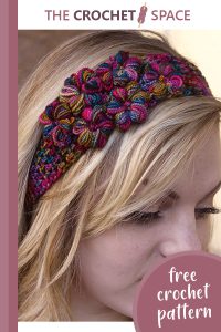 thai flowers crochet headband || editor