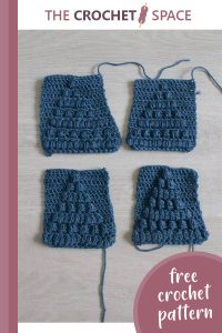 the difference between 4 crochet stitches || editor