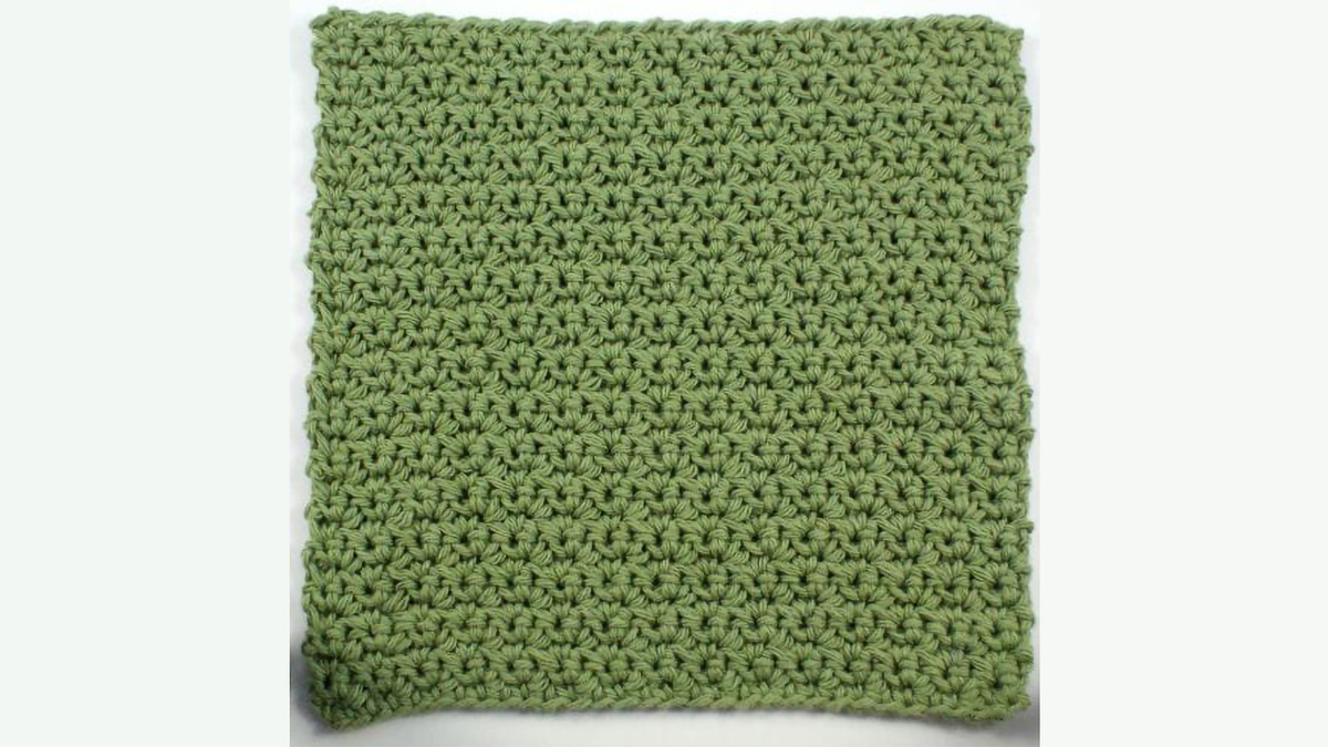 the simplest crochet dishcloth || editor