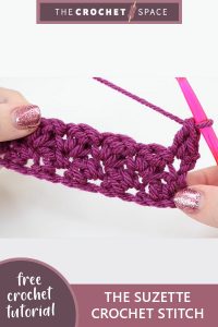 the suzette crochet stitch || editor