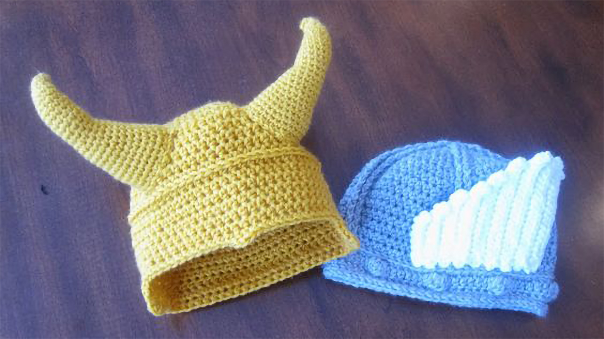 Thor+Loki Crochet Hats || thecrochetsdpace.com