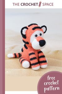 tiger terry crochet toy || editor