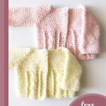 twisted cable crochet baby sweater || editor