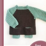 two pocket baby crochet sweater || editor