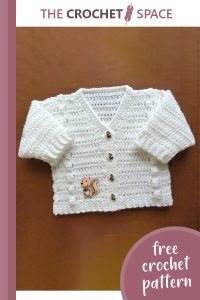 v-neck crocheted cardigan || editor