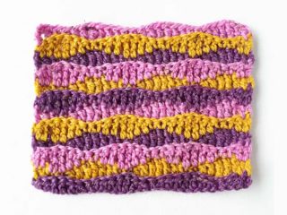 Vanilla-Blush Crochet Baby Blanket