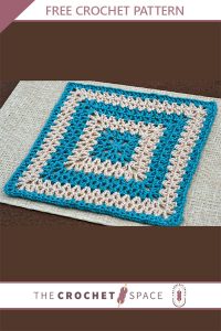 vibrant crocheted v square || editor