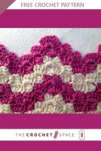 vintage crocheted rippling blocks || editor