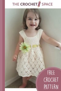 vintage crocheted toddler dress || editor